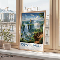 Iguazu Falls Poster - Paraguay Wall Art