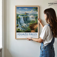Iguazu Falls Poster - Paraguay Wall Art