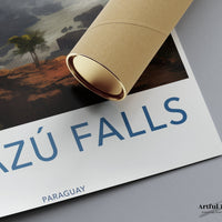 Iguazú Falls Poster - Paraguay Wall Art