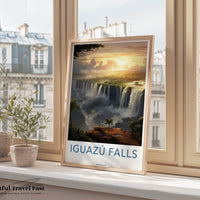 Iguazú Falls Poster - Paraguay Wall Art