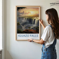 Iguazú Falls Poster - Paraguay Wall Art