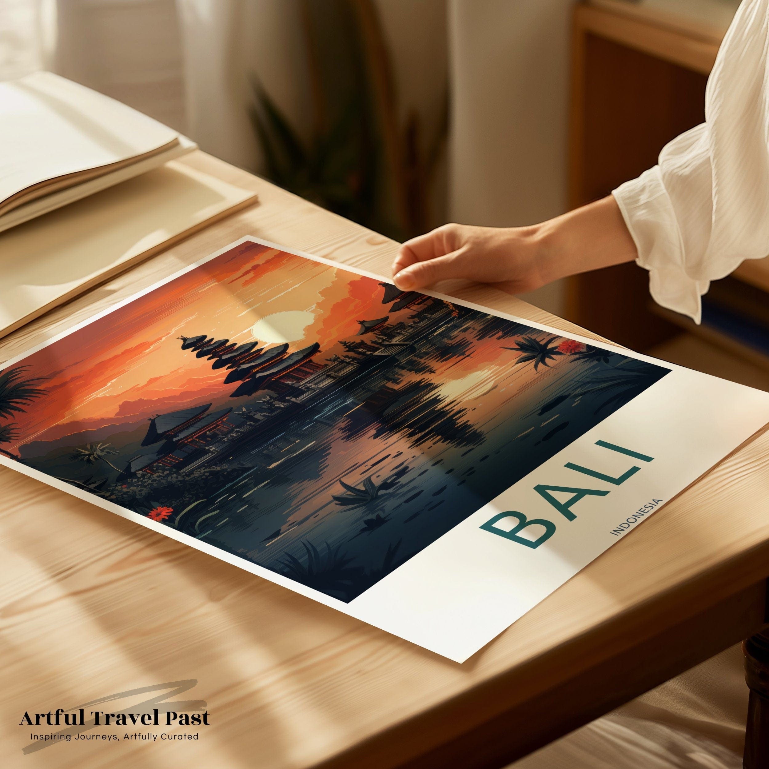 Wall Art Bali Poster | Indonesia Wall Art | Asia Decor