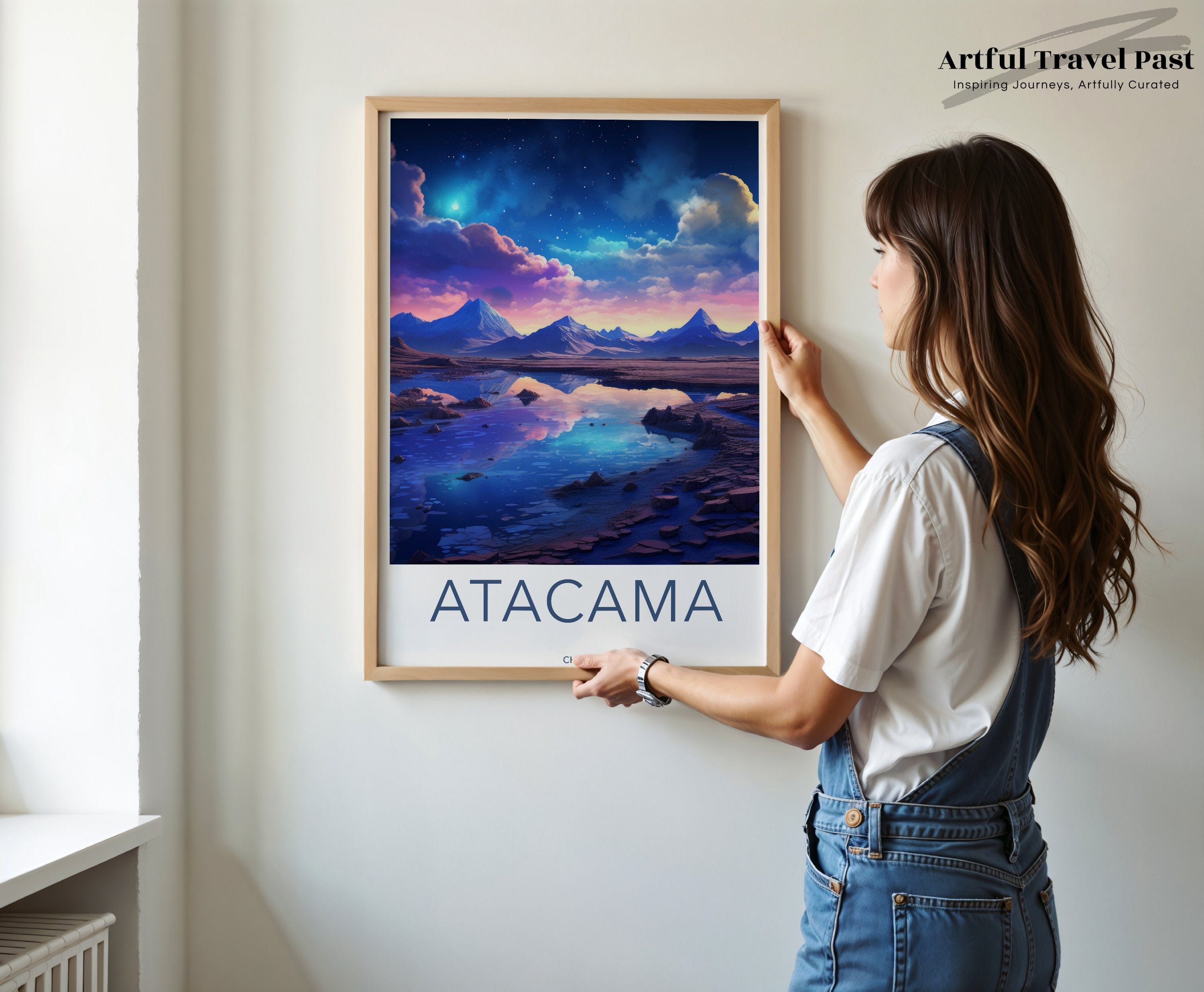 Wall Art Atacama Desert Poster | Chile Wall Art | Latin America Decor