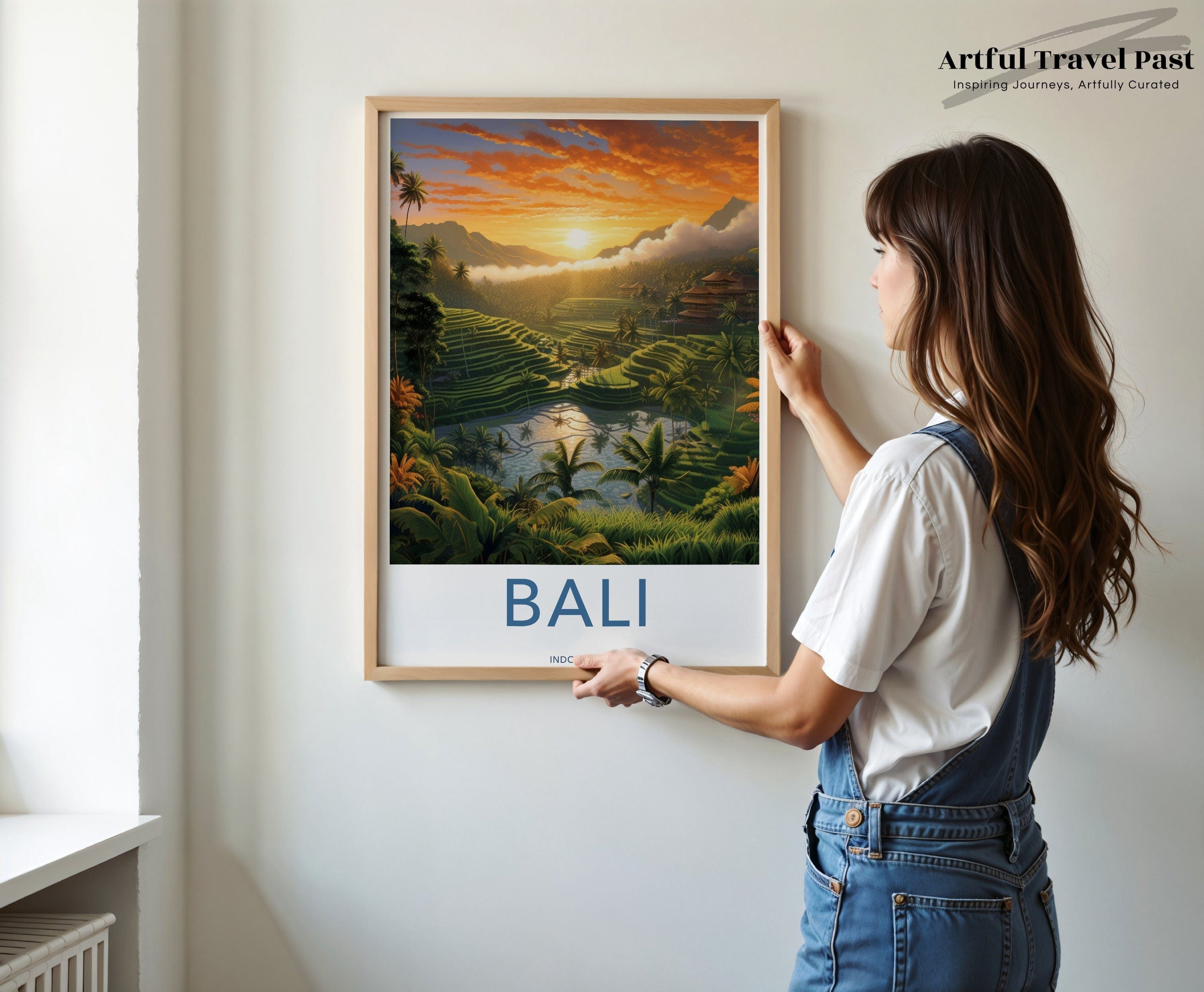 Wall Art Bali Poster | Indonesia Wall Art | Asia Decor