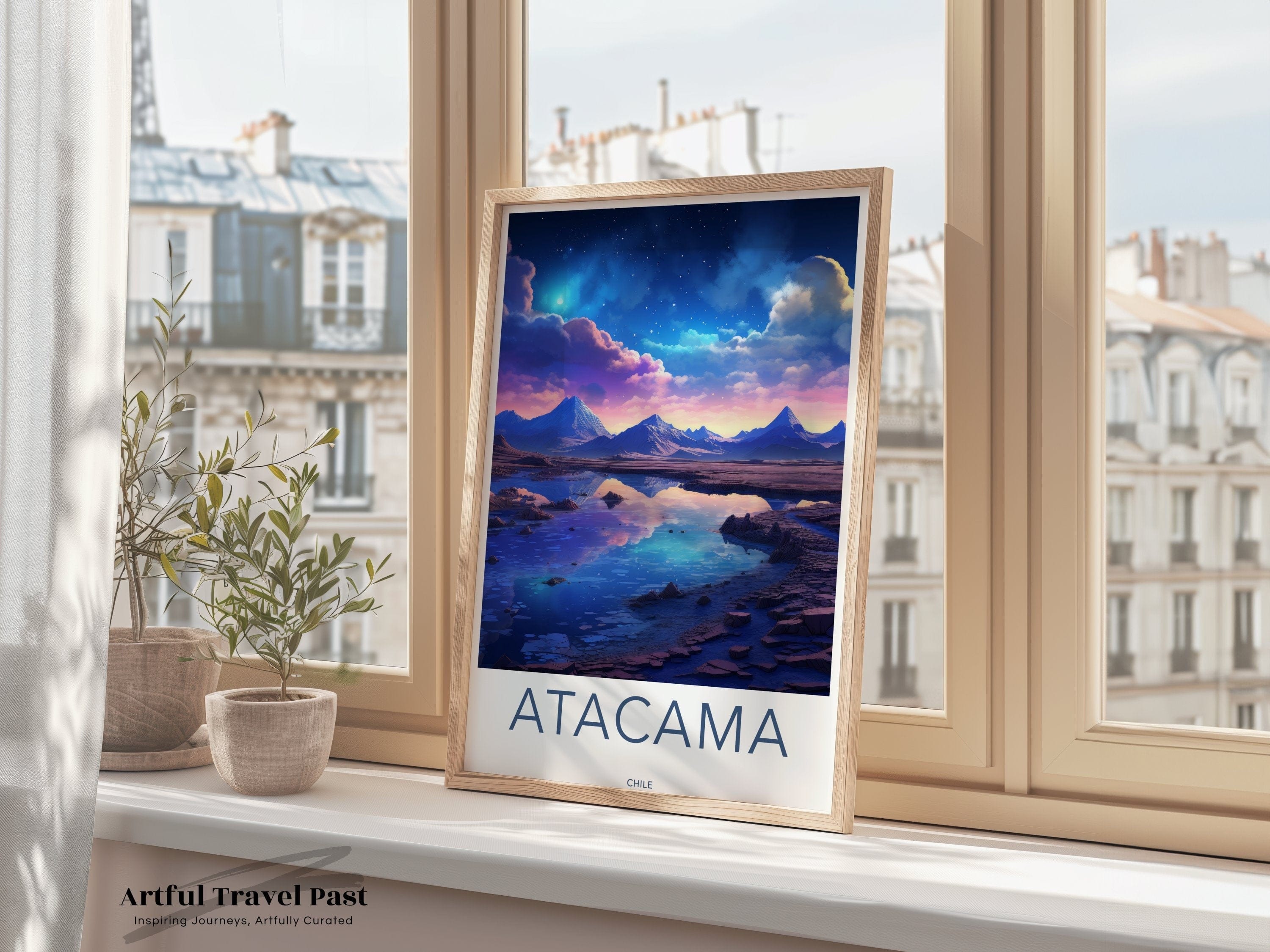 Wall Art Atacama Desert Poster | Chile Wall Art | Latin America Decor