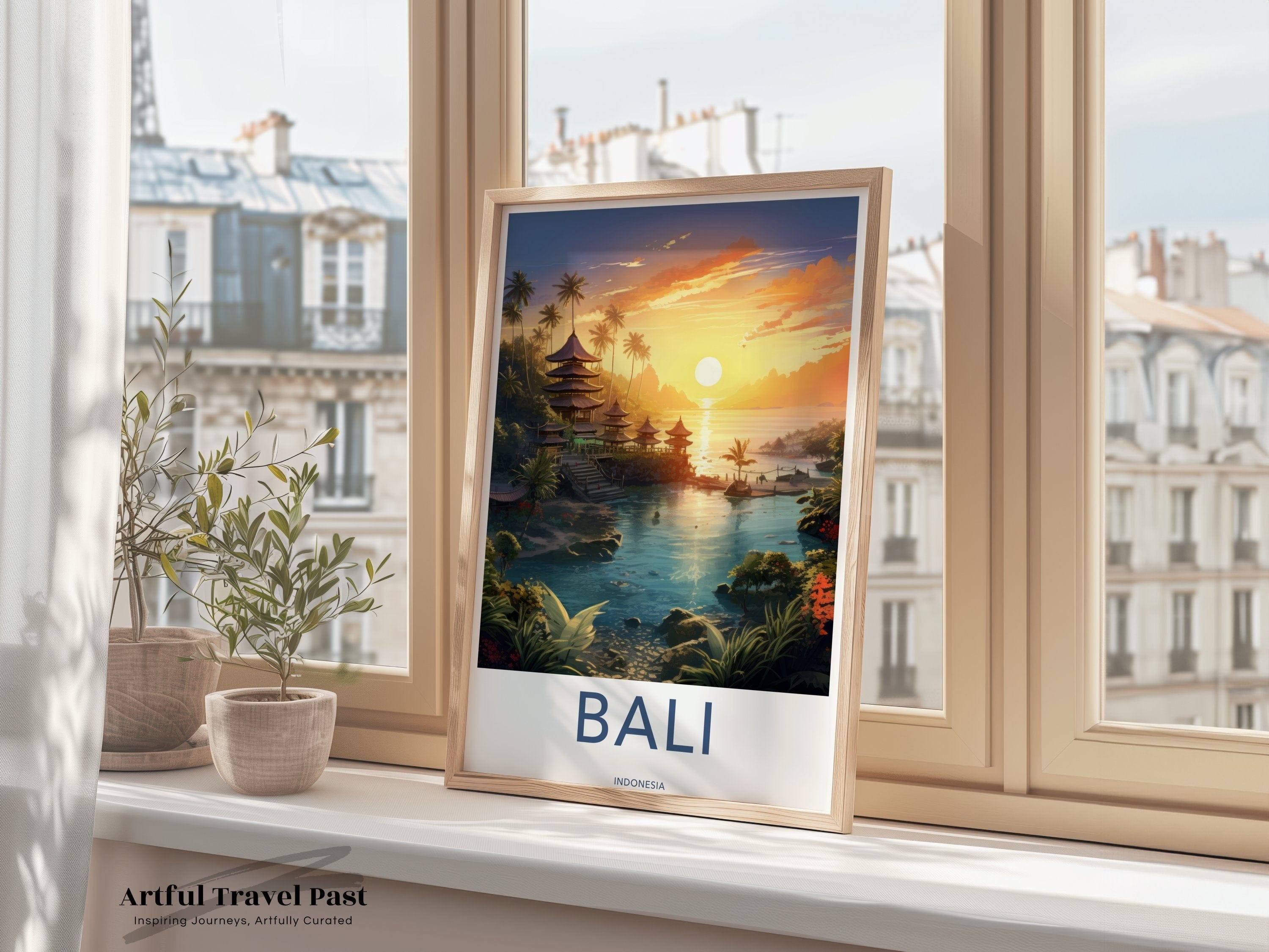 Wall Art Bali Poster | Indonesia Wall Art | Asia Decor