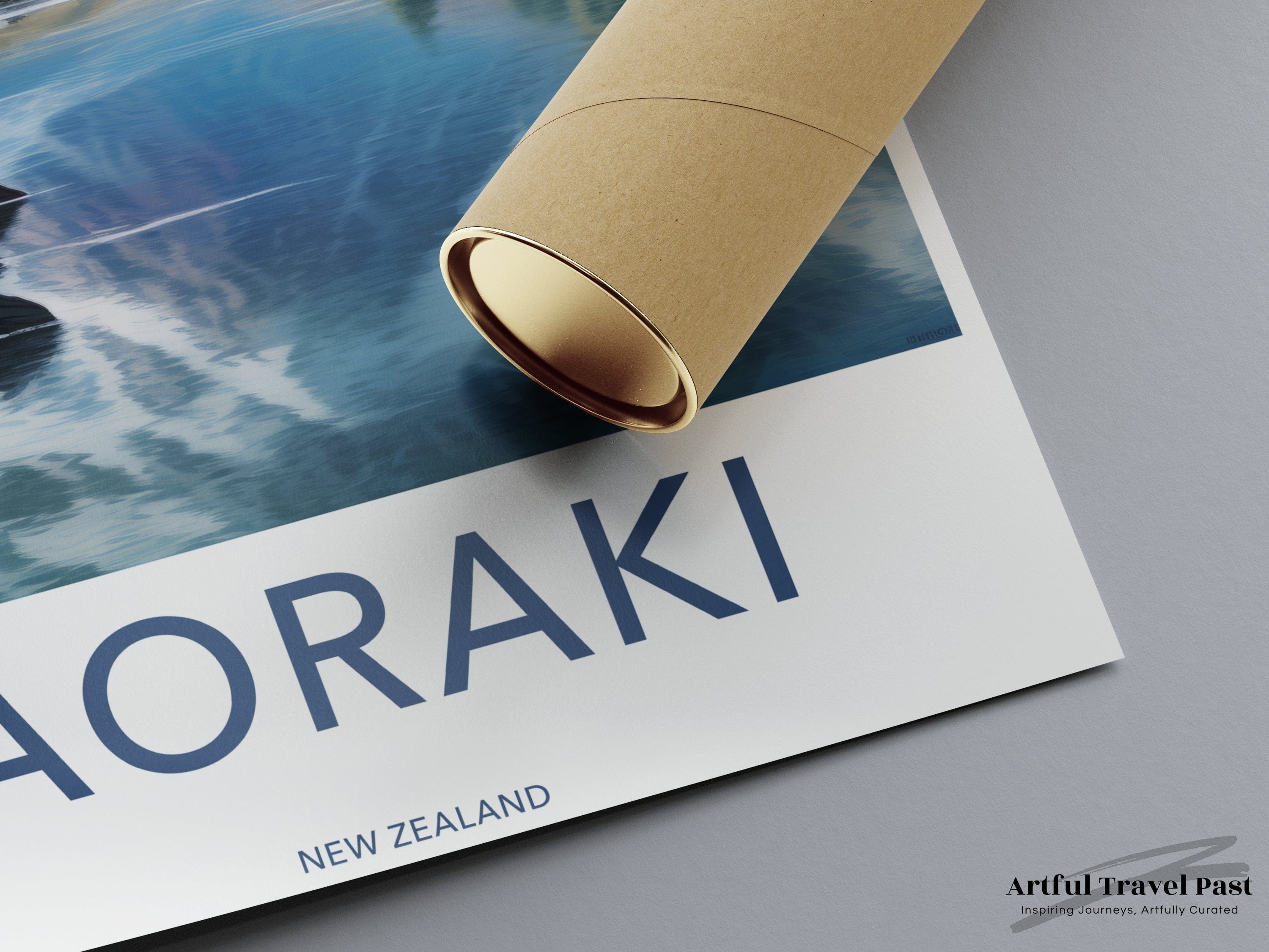 Wall Art Aoraki Mountain Poster | New Zealand Wall Art