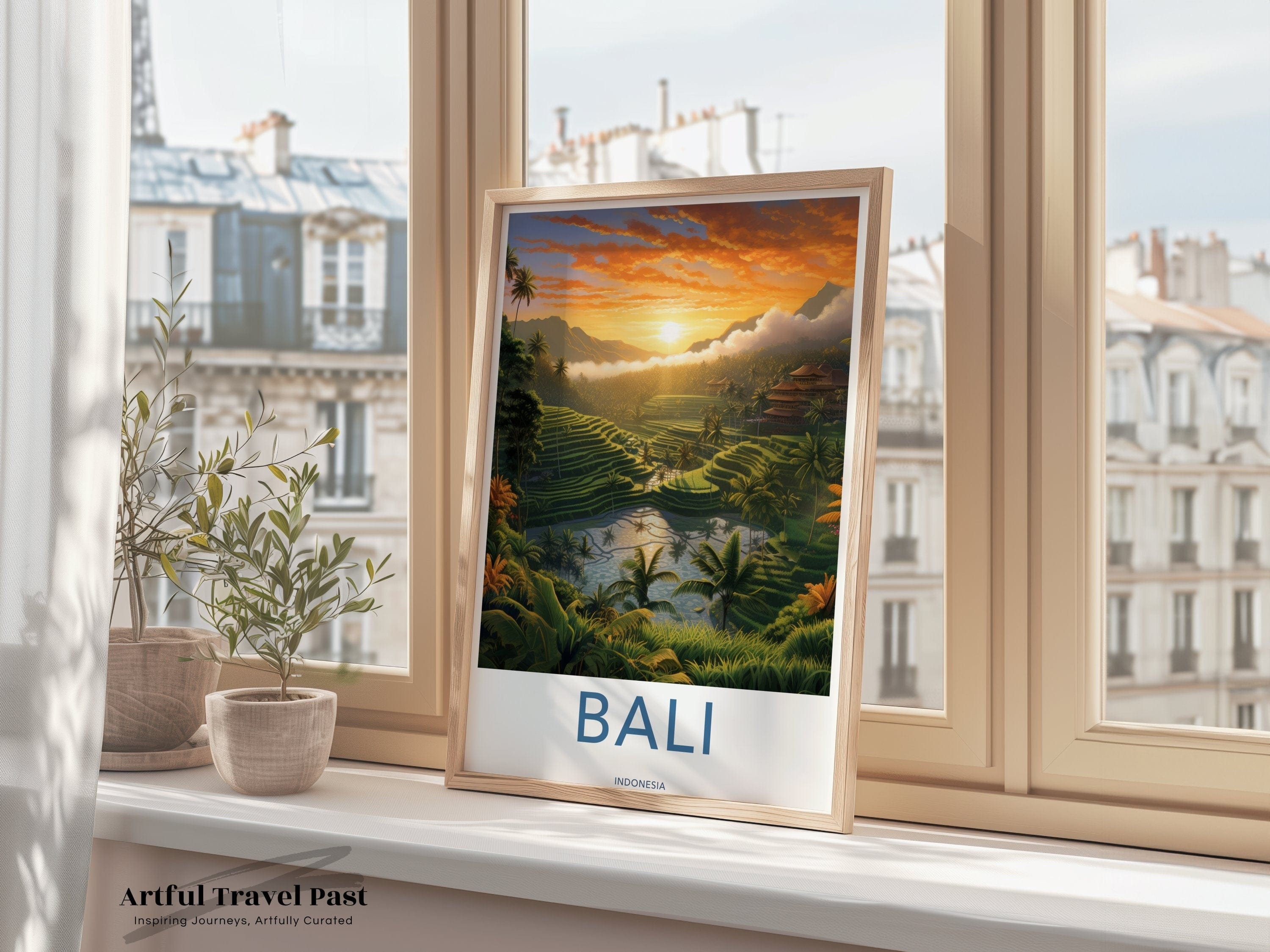 Wall Art Bali Poster | Indonesia Wall Art | Asia Decor