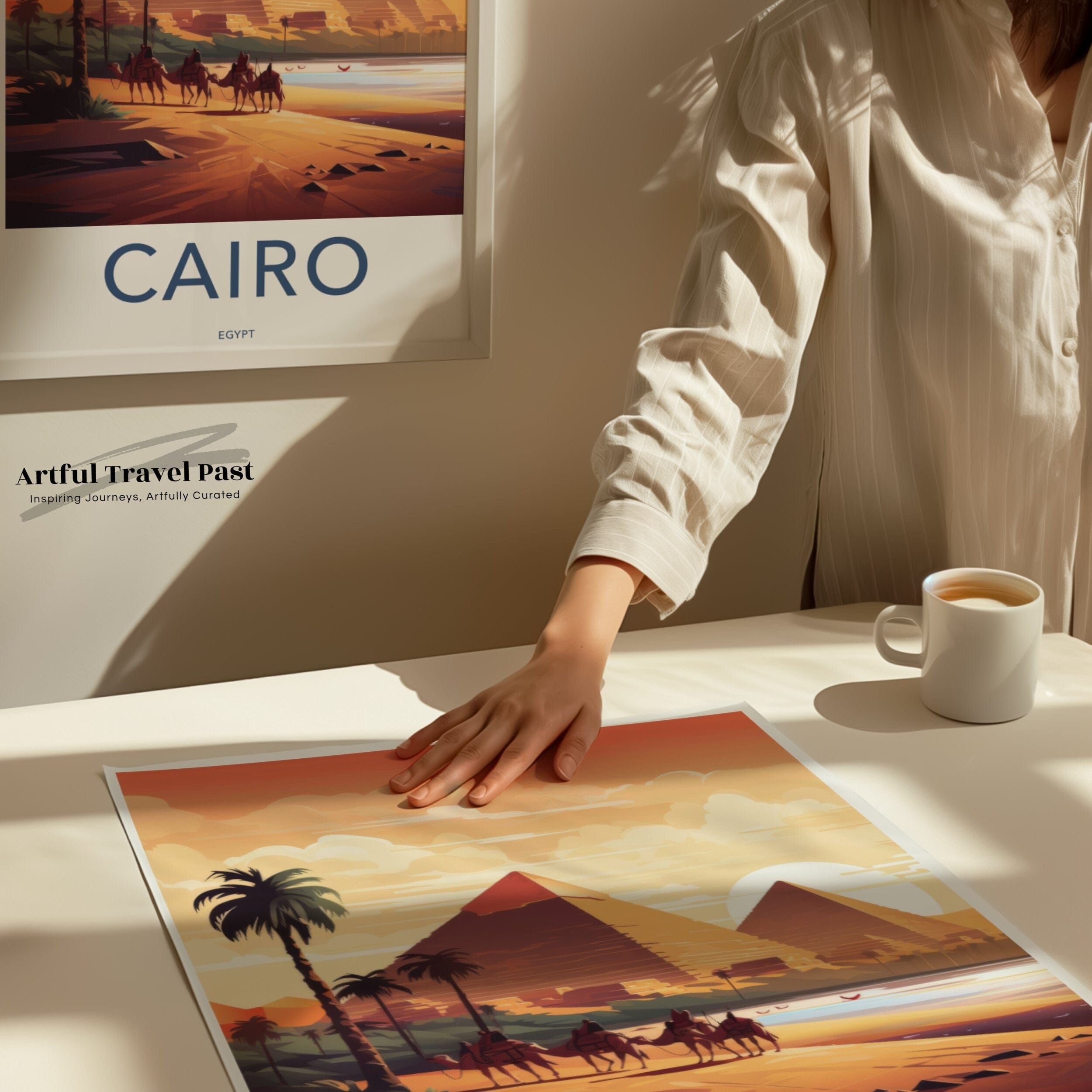 Wall Art Cairo Poster | Egypt Wall Art | Middle East Decor