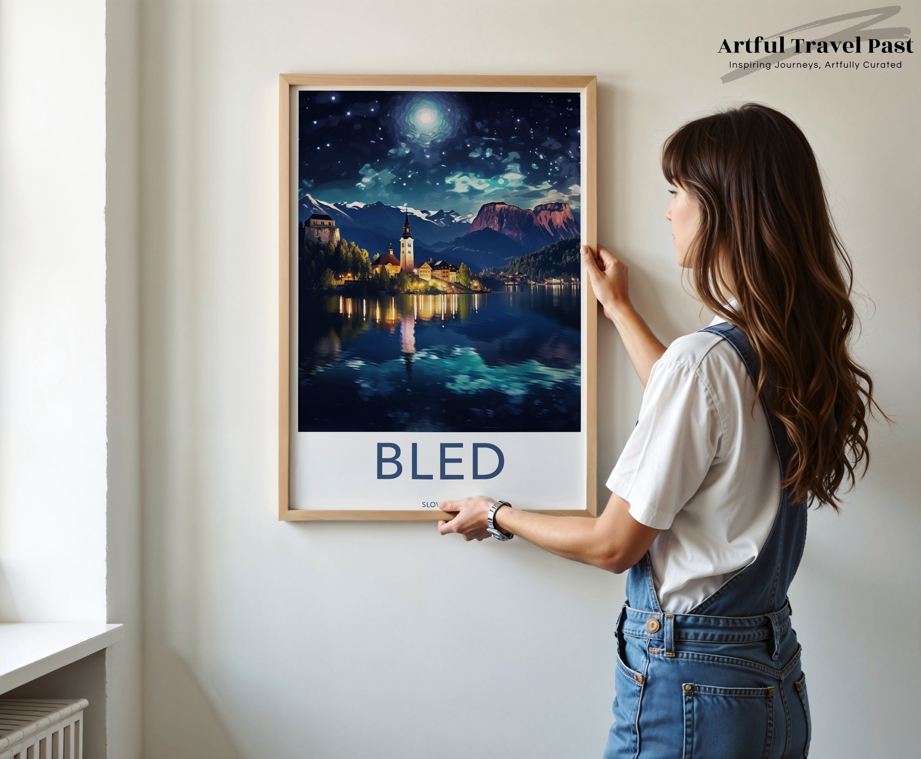 Wall Art Bled Poster | Slovenia Wall Art | Eastern Europe Decor