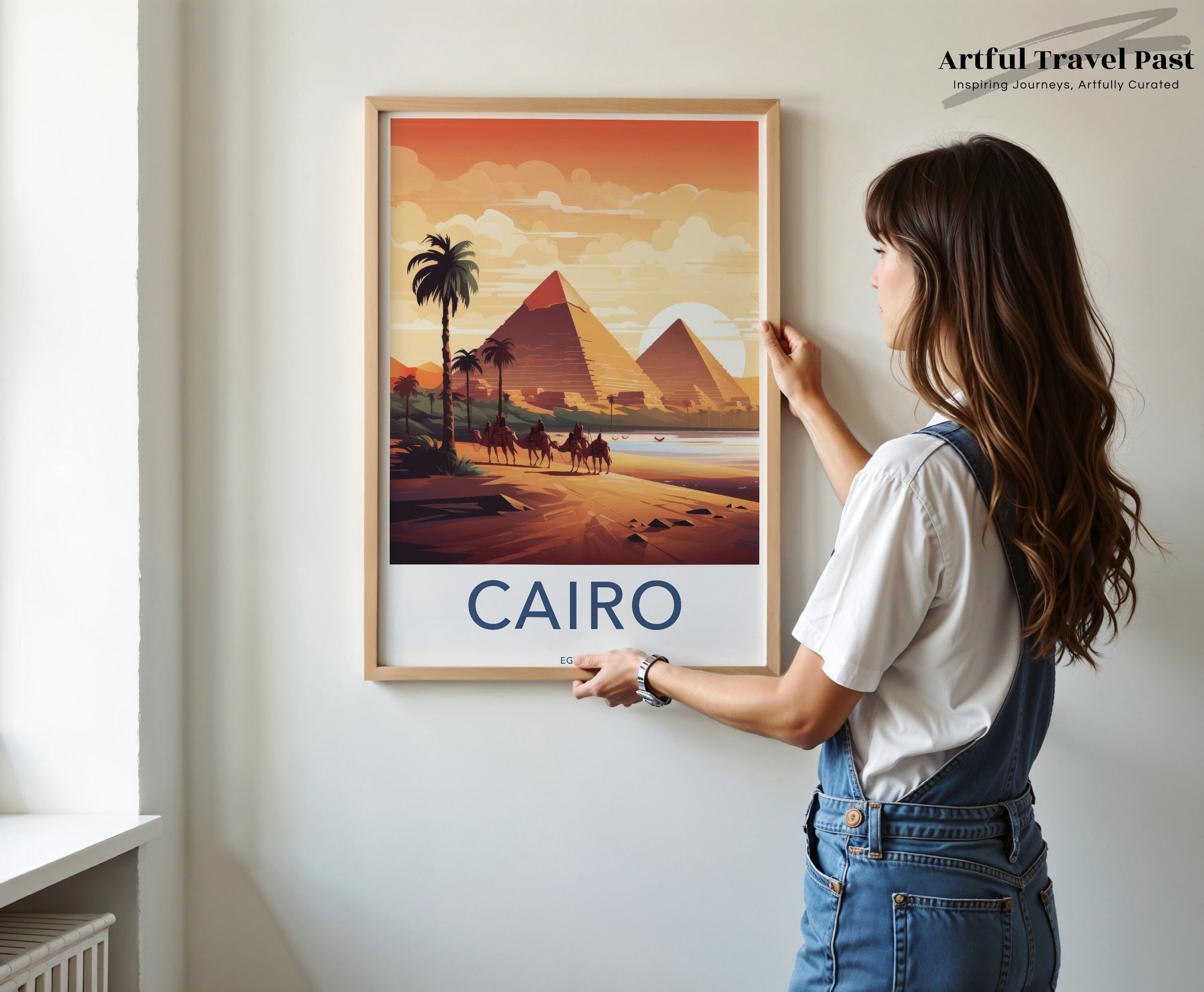 Wall Art Cairo Poster | Egypt Wall Art | Middle East Decor