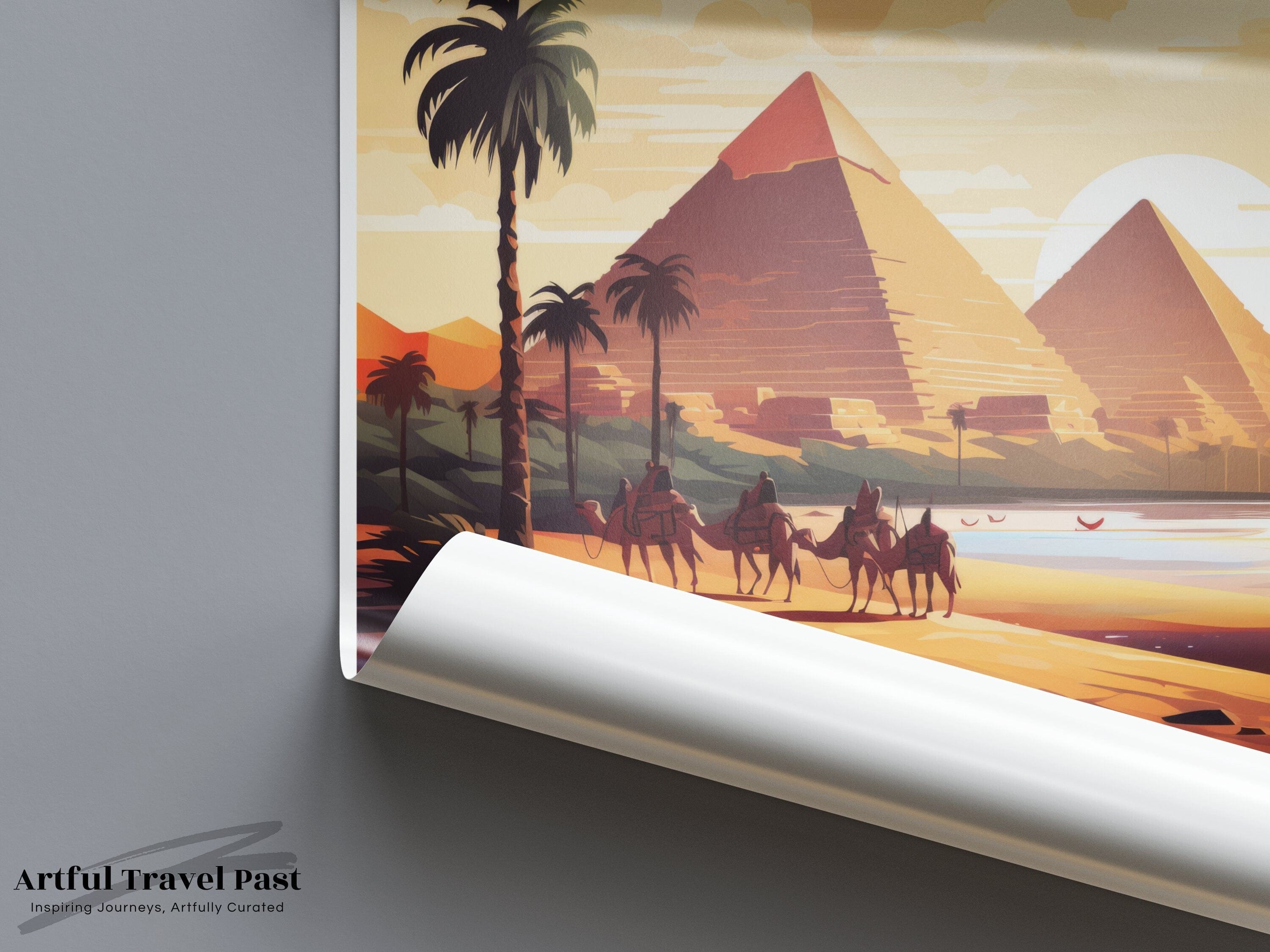 Wall Art Cairo Poster | Egypt Wall Art | Middle East Decor