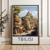 Tbilisi Wall Art, Georgia Cityscape Print, Historic Architecture Artwork, Urban Landscape Poster, Travel Illustration, Home Decor