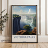 Victoria Falls Wall Art, Stunning Victoria Falls Poster, Zimbabwe Waterfall Print, Nature Wall Decor, Famous Landmark Art