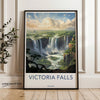 Victoria Falls Poster, Zimbabwe Wall Art Decor, Scenic Nature Print, Waterfall Artwork for Home, Travel Destination Art