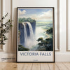 Victoria Falls Wall Art, Stunning Waterfall Artwork, Nature Landscape Print, Scenic Travel Poster, Living Room Decor