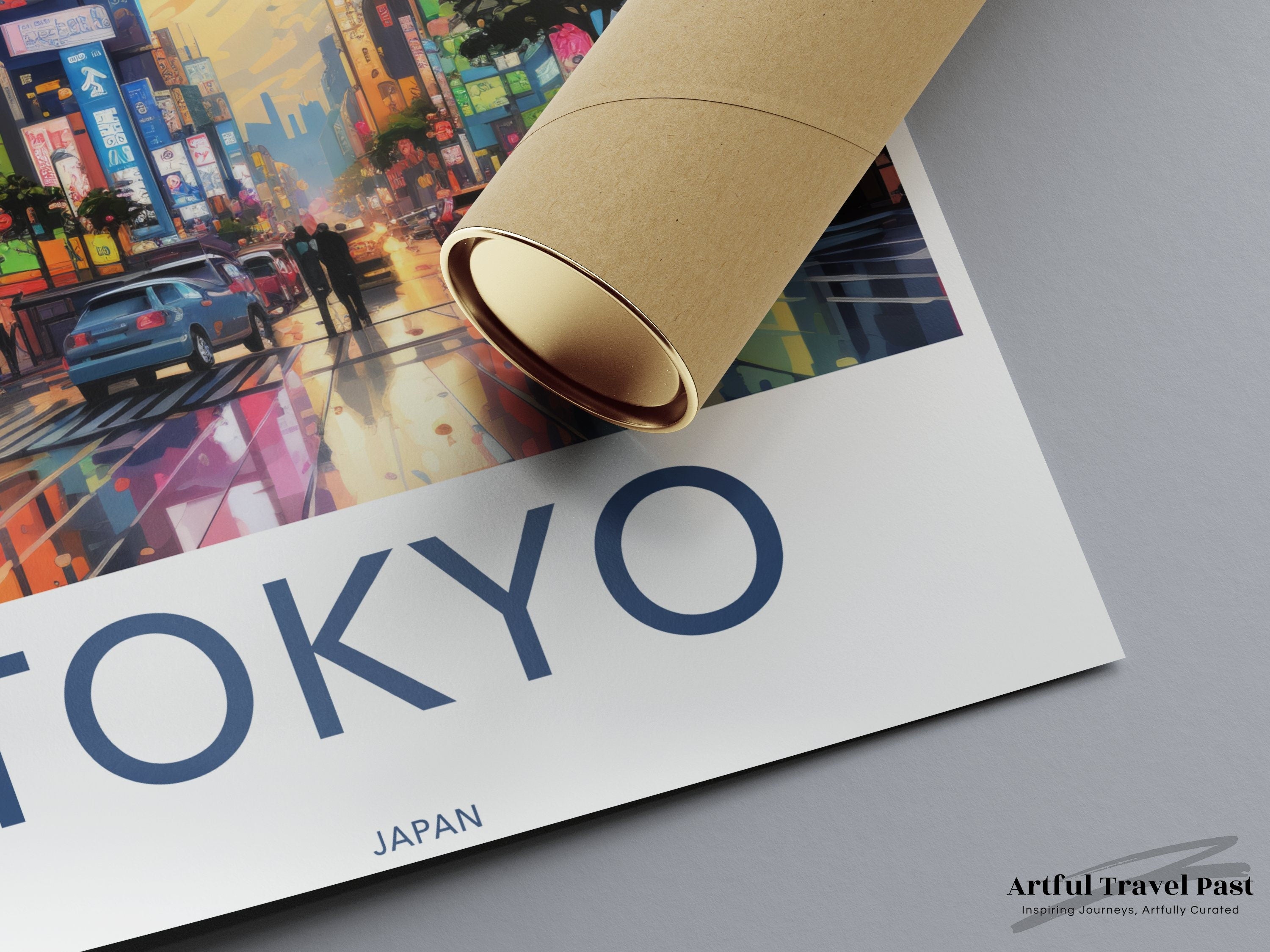 Tokyo Japan Wall Art, Tokyo Cityscape Poster, Vibrant Tokyo Street Scene Print, Colorful Tokyo Nightlife Decor, Urban Tokyo Artwork