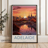 Wall Art Adelaide Poster | Golden Hour Glow | Australia Wall Art