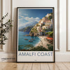 Wall Art Amalfi Coast Poster | Italy Wall Art | Europe Decor