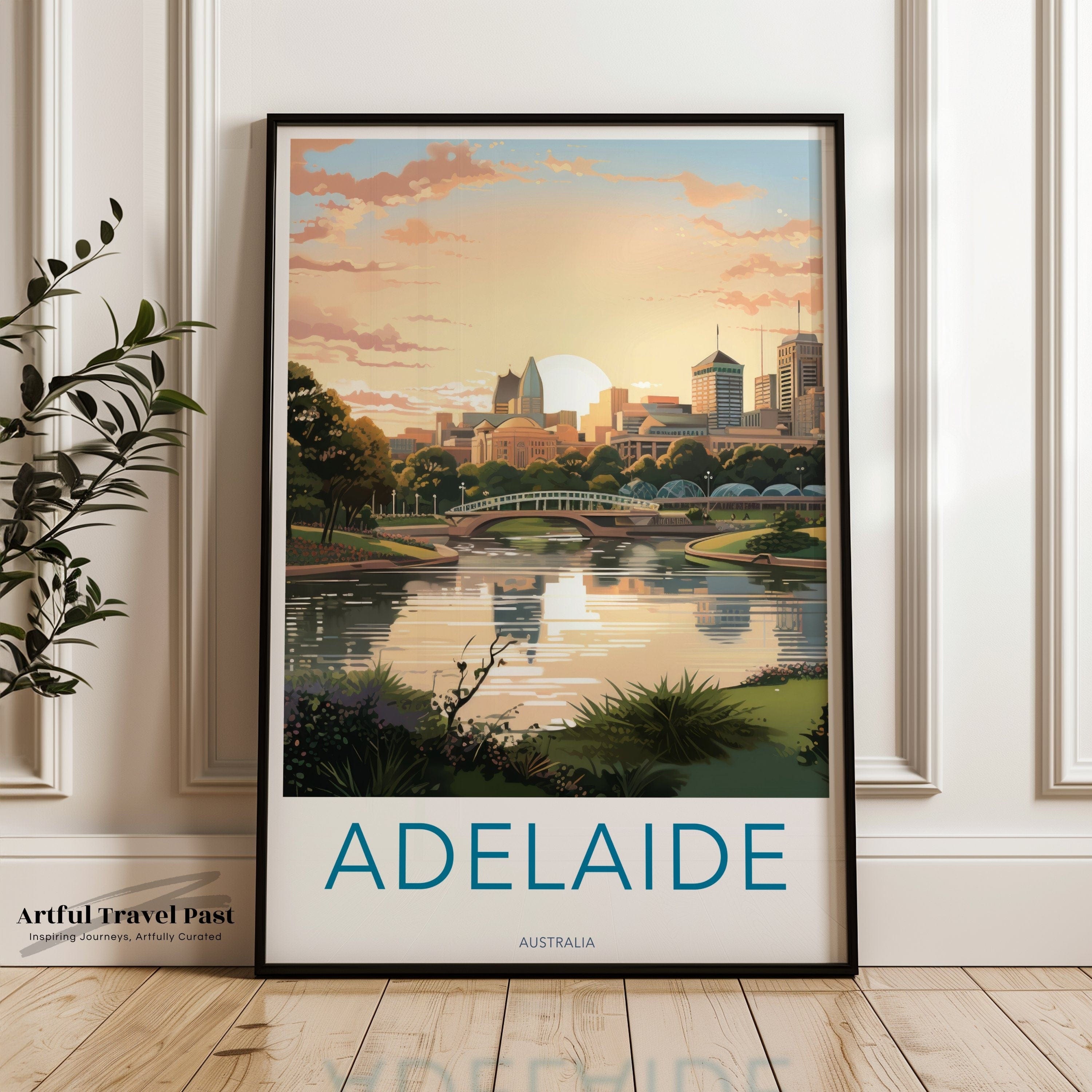 Wall Art Adelaide Poster | Australia Wall Art | Oceania Decor