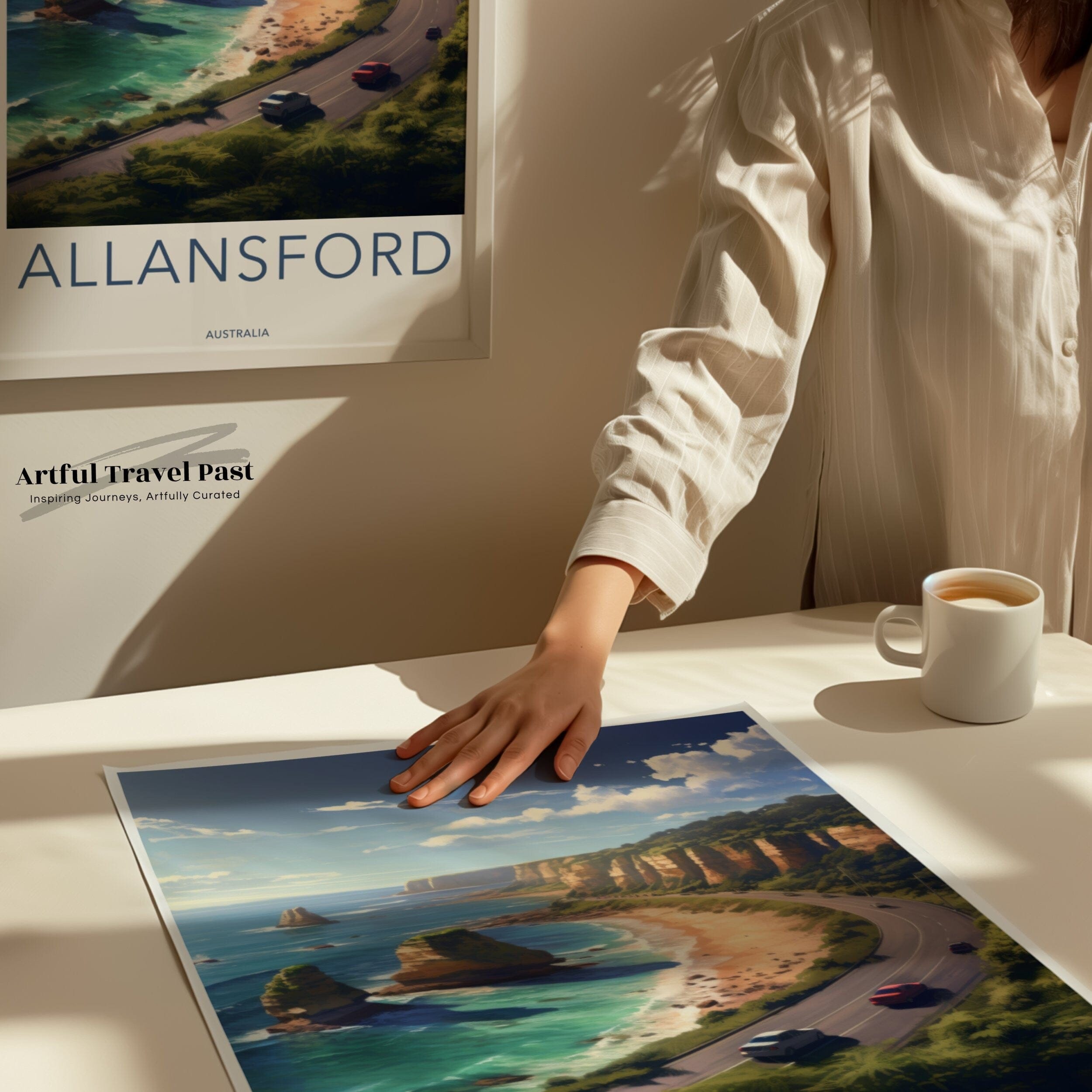 Wall Art Allansford Coast Poster | Ocean Bay | Australia Wall Art