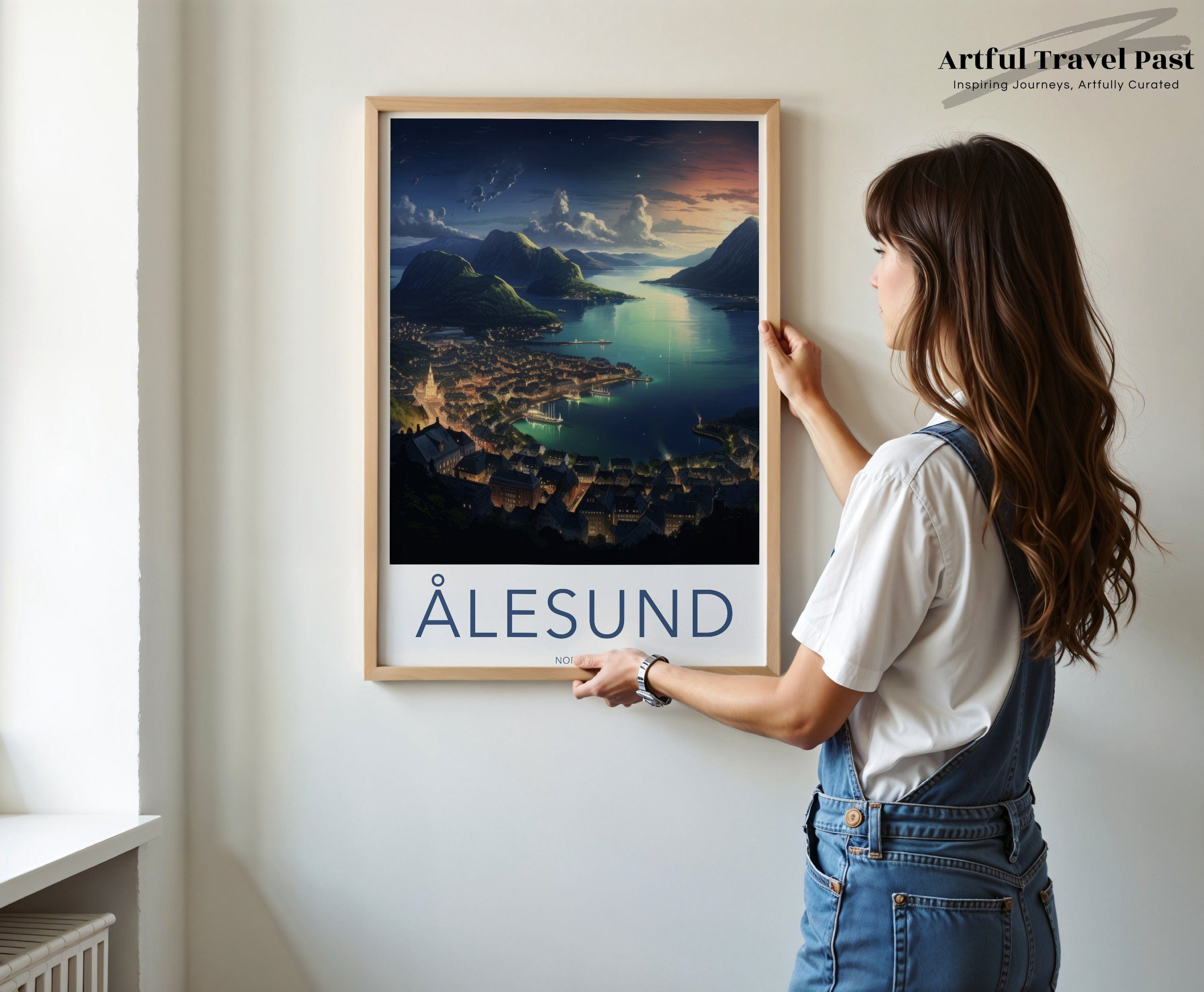 Wall Art Ålesund Poster | Nordic Waterfront | Norway Wall Art