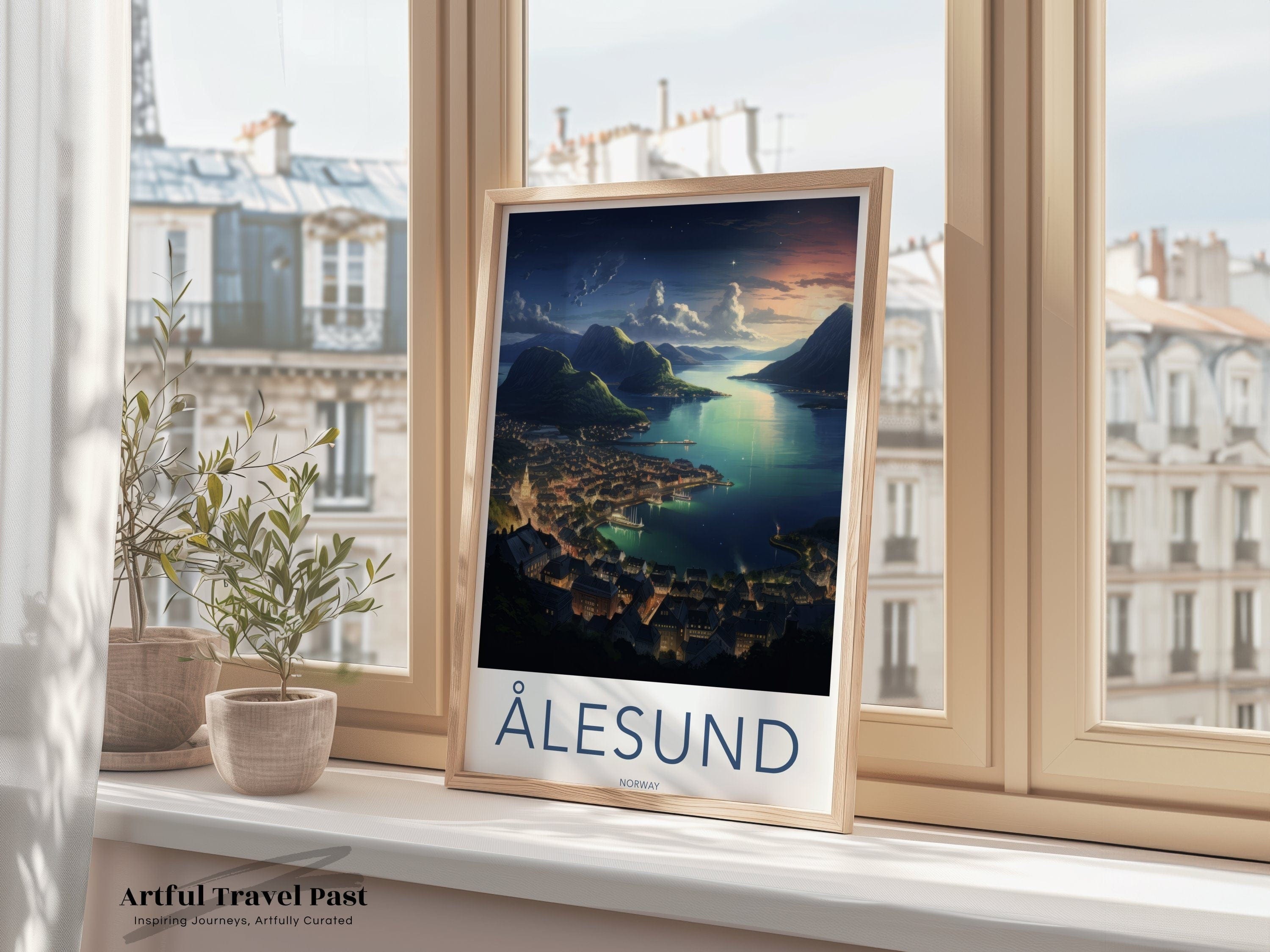 Wall Art Ålesund Poster | Nordic Waterfront | Norway Wall Art