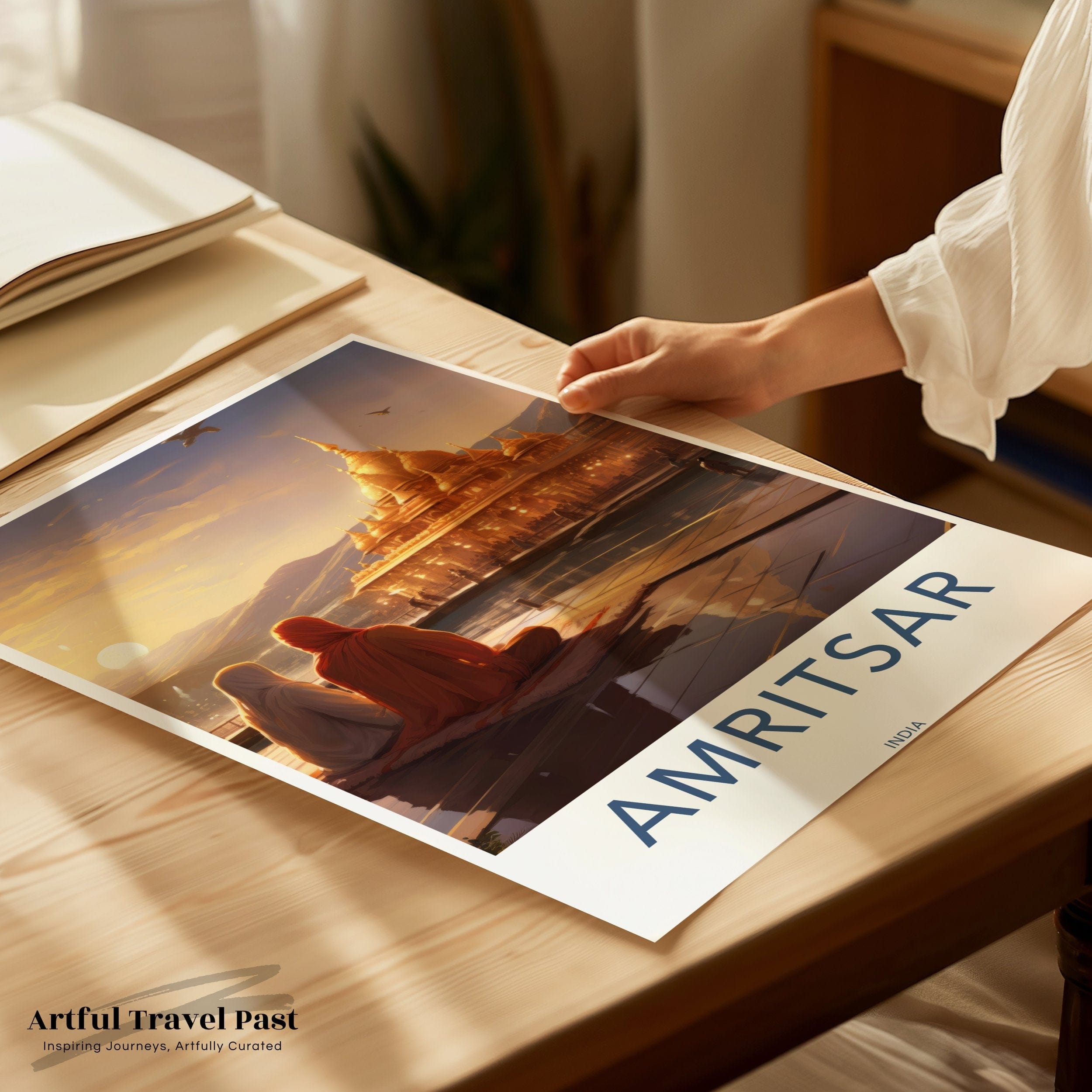 Wall Art Amritsar Poster | Punjab Wall Art | India Decor