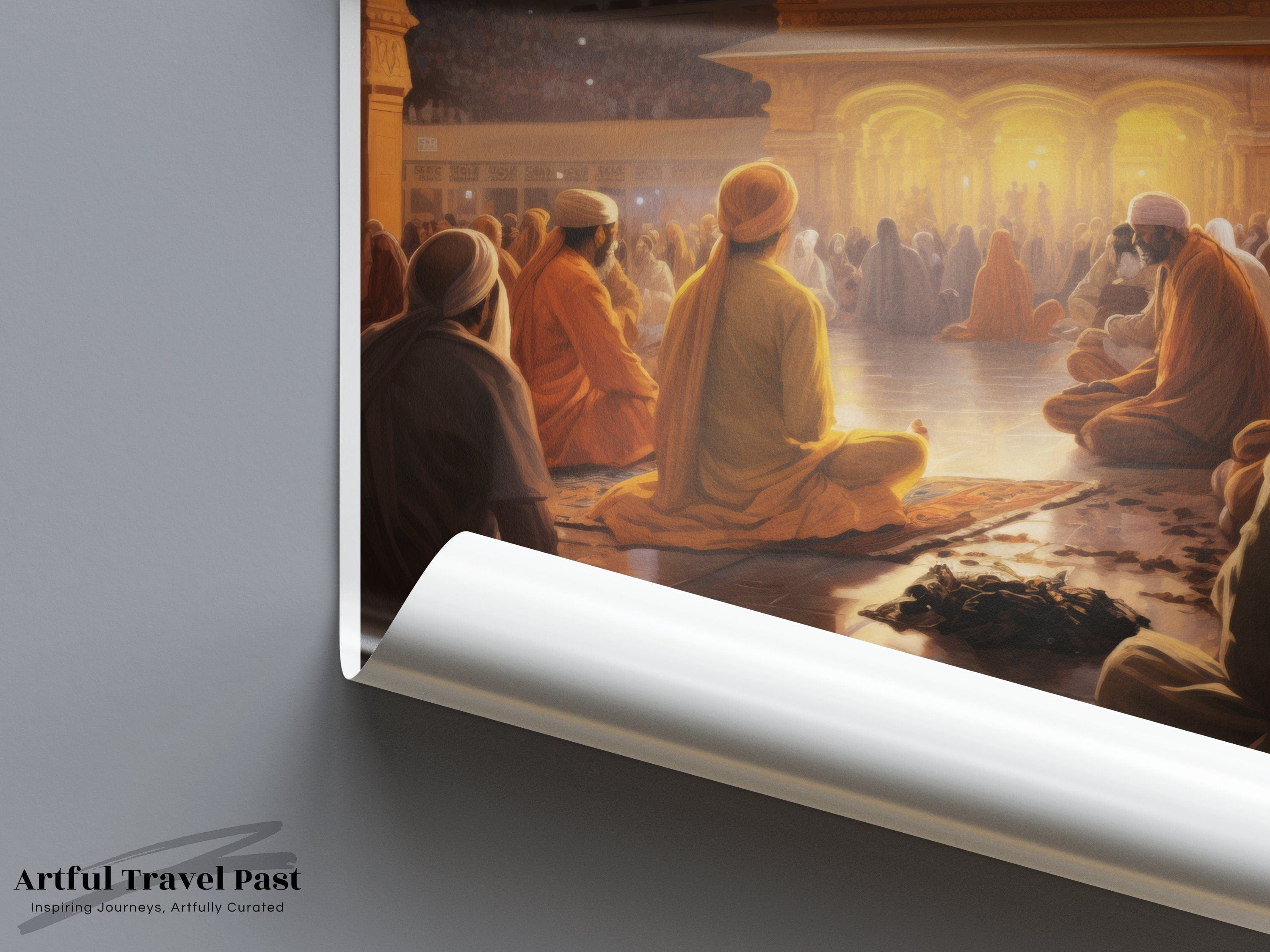 Wall Art Amritsar Poster | Spiritual Punjab | India Wall Art