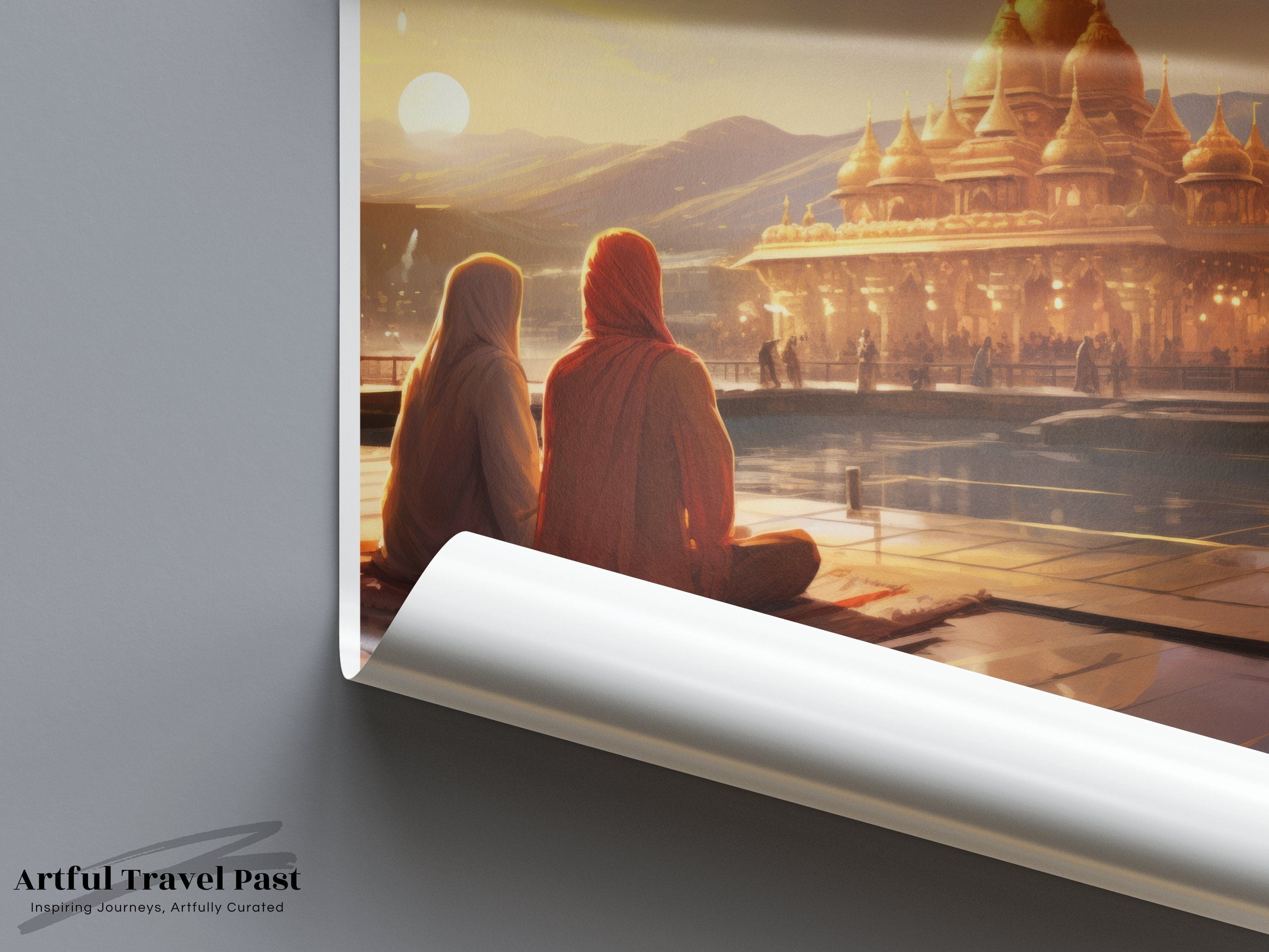 Wall Art Amritsar Poster | Punjab Wall Art | India Decor