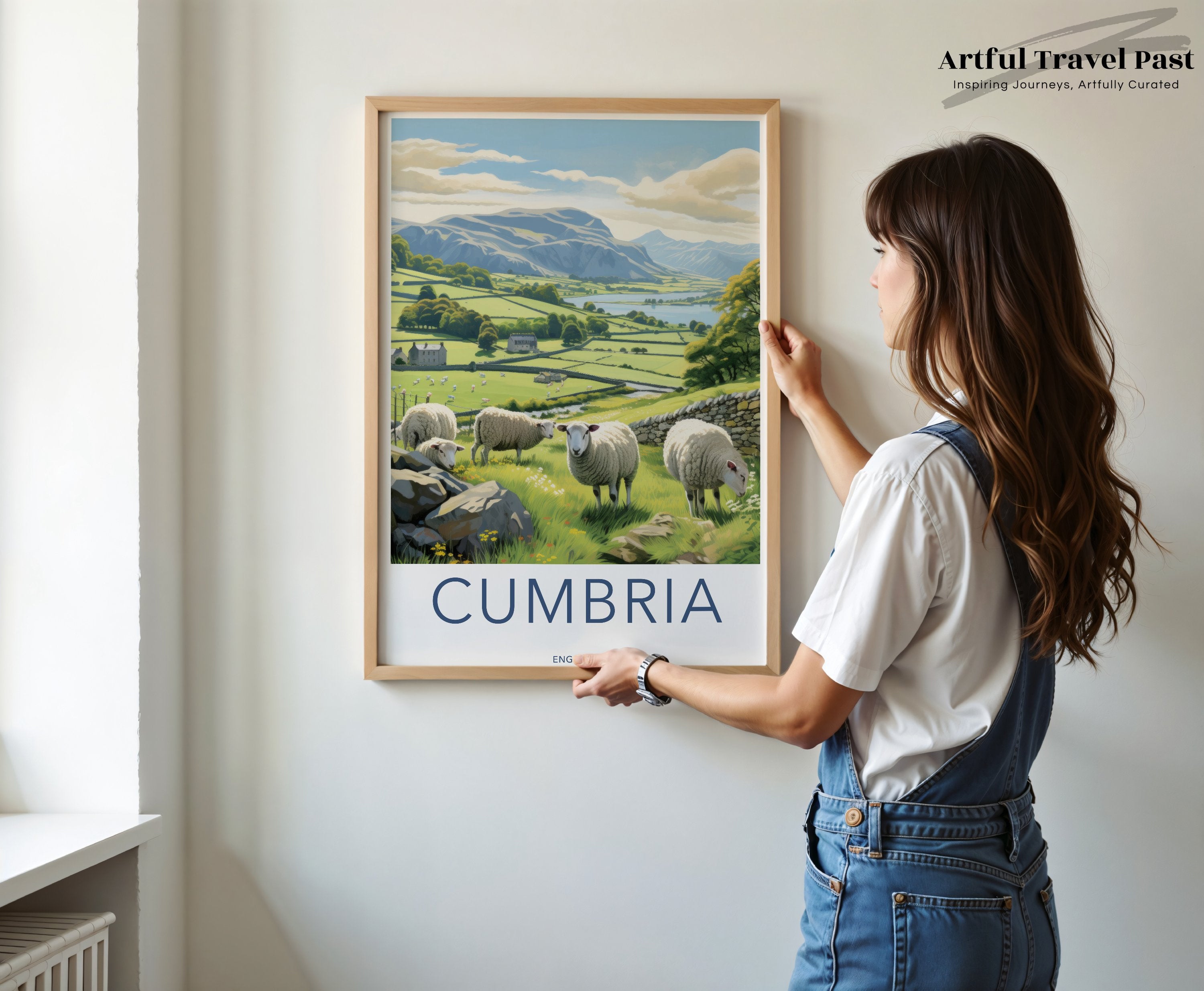 Beautiful Cumbria Wall Art, Stunning Countryside Artwork, Perfect for Home Decor, Captivating Landscape Print, Scenic View Poster