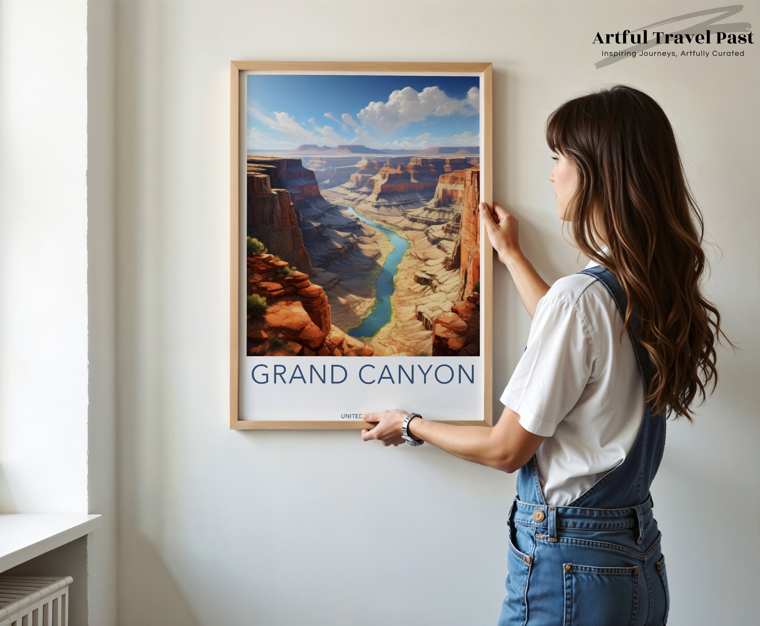 Grand Canyon Wall Art Print, Stunning Landscape Poster, Beautiful US Nature Scene, Perfect Home Decor, Travel Art Gift