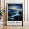 Iguazú Falls Wall Art, Brazil Waterfall Poster, Natural Wonder Print, South America Nature Decor, Scenic Landscape Art, Travel Souvenir