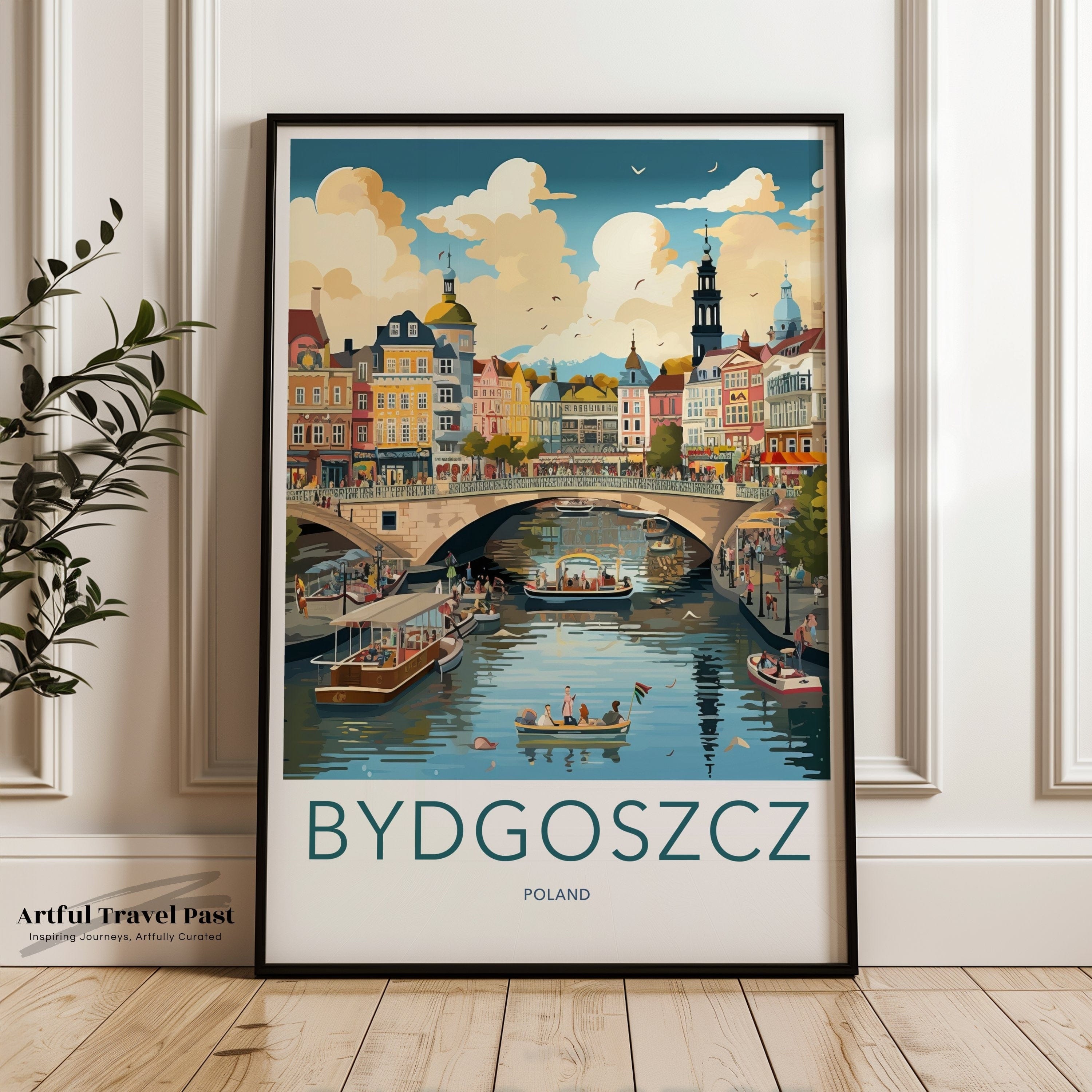 Wall Art Bydgoszcz Poster | Poland Wall Art | Eastern Europe Decor