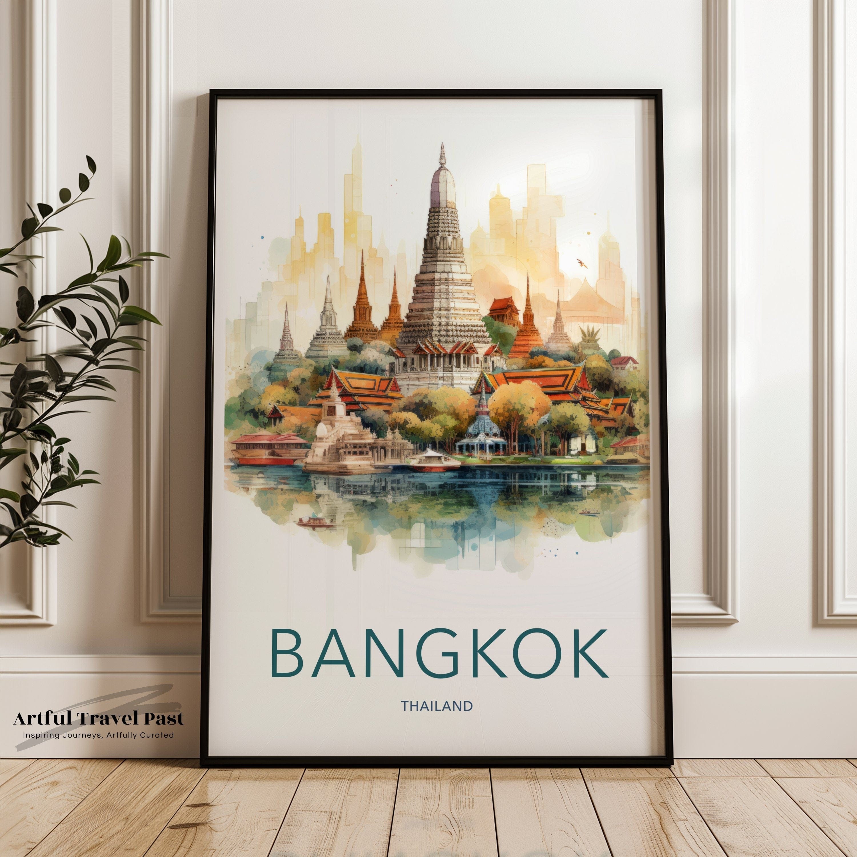 Wall Art Bangkok Poster | Thailand Wall Art | Asia Decor