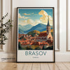 Wall Art Brasov Poster | Romania Wall Art | Eastern Europe Decor