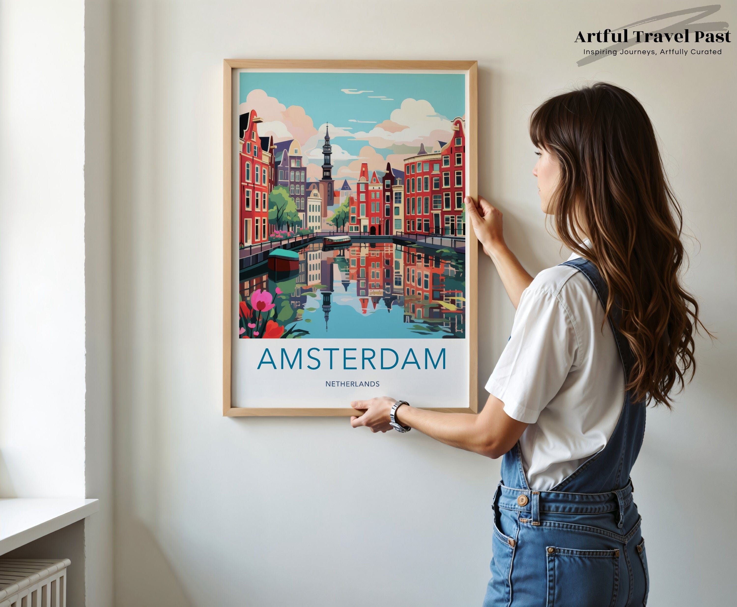 Wall Art Amsterdam Poster | Netherlands Wall Art | Europe Decor