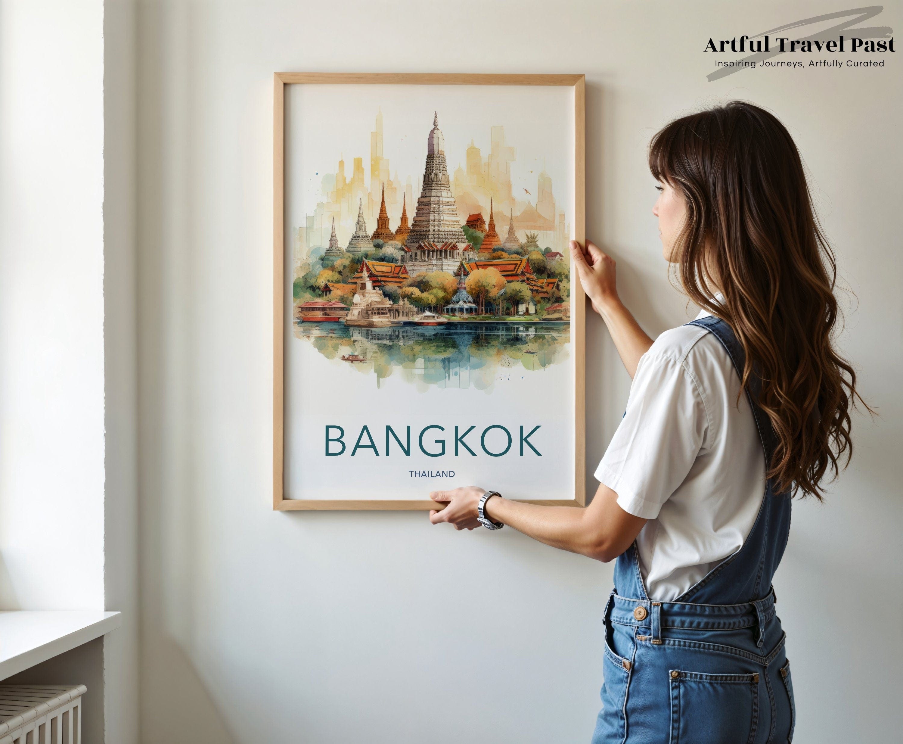 Wall Art Bangkok Poster | Thailand Wall Art | Asia Decor