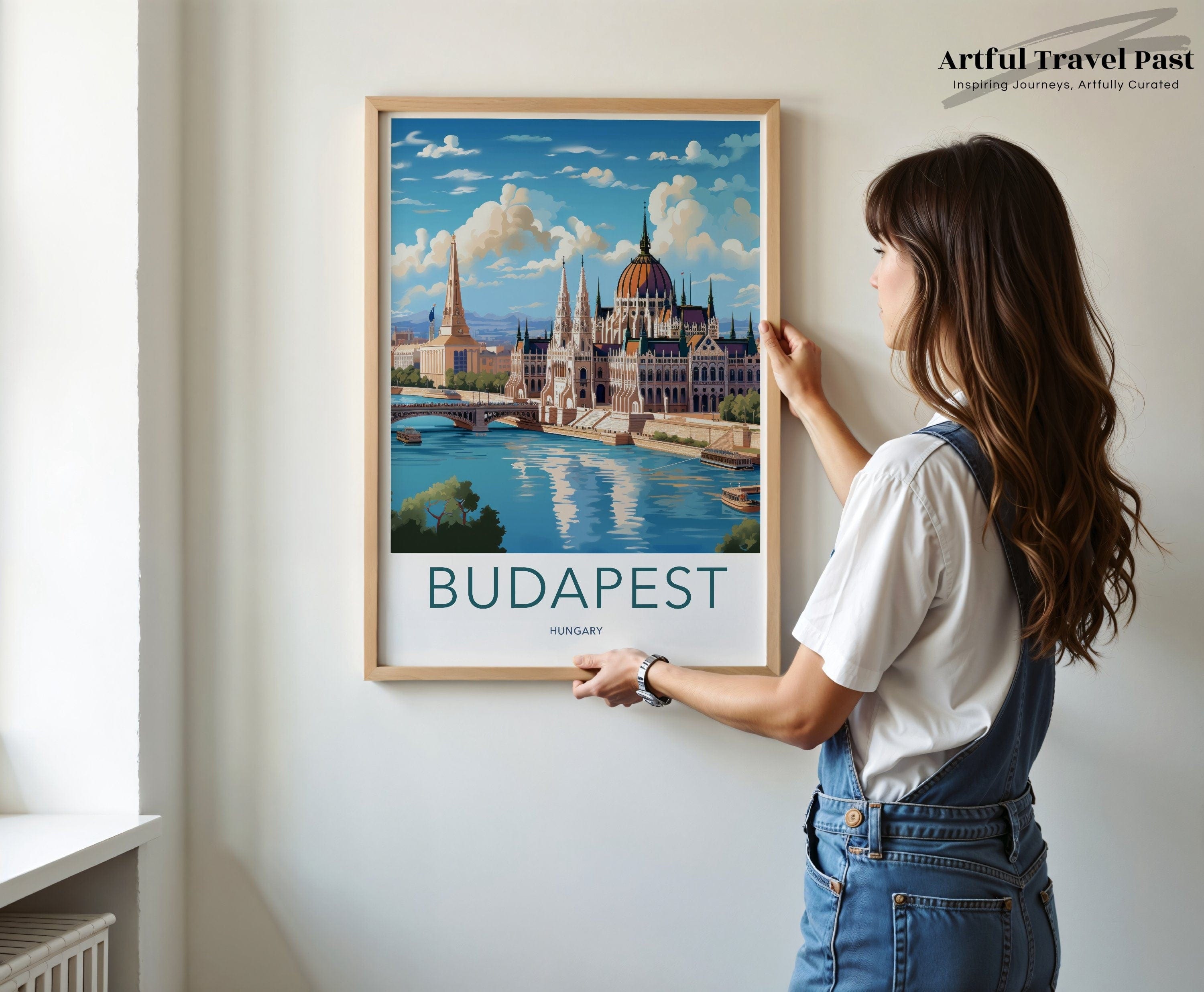 Wall Art Budapest Poster | Hungary Wall Art | Eastern Europe Decor