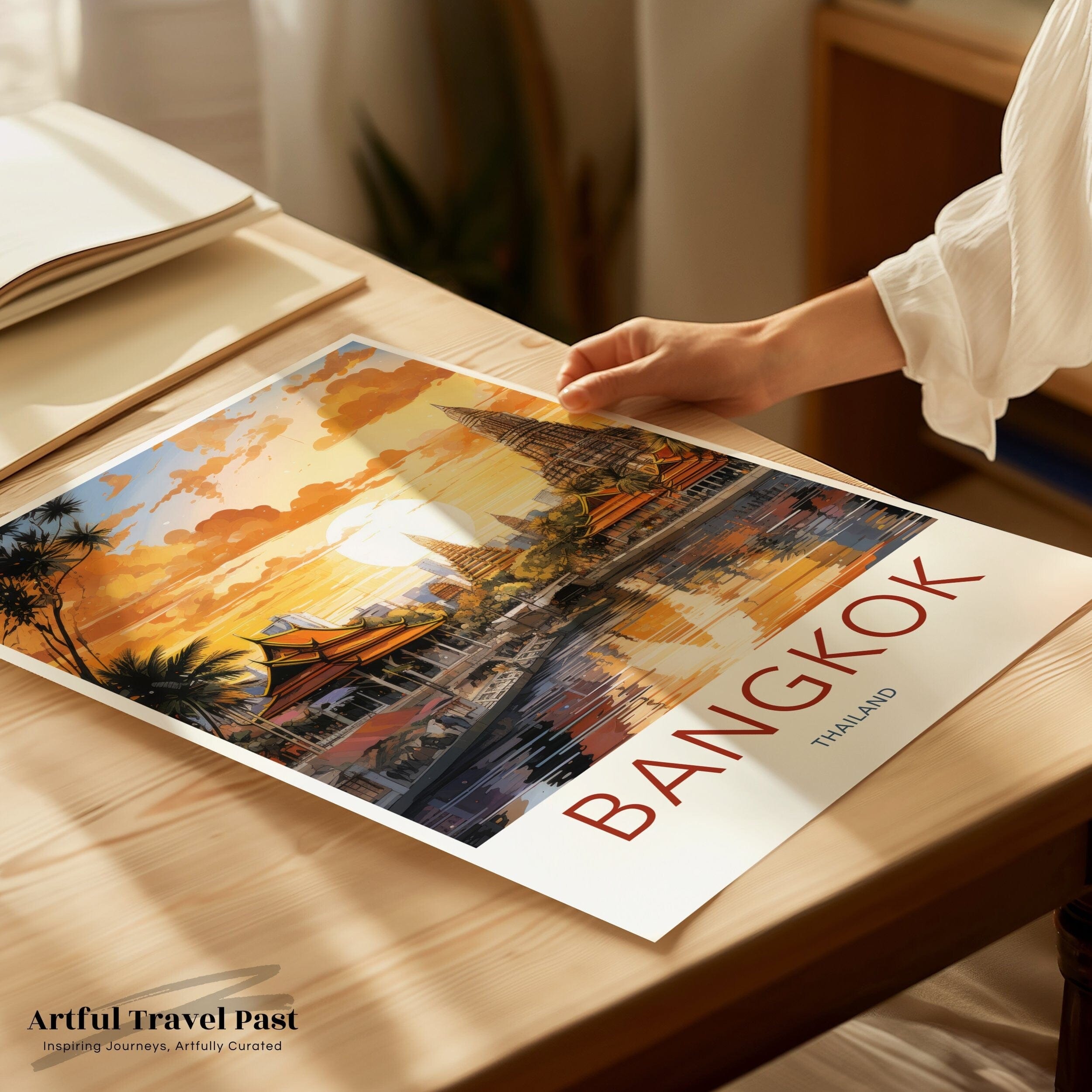 Wall Art Bangkok Poster | Thailand Wall Art | Asia Decor