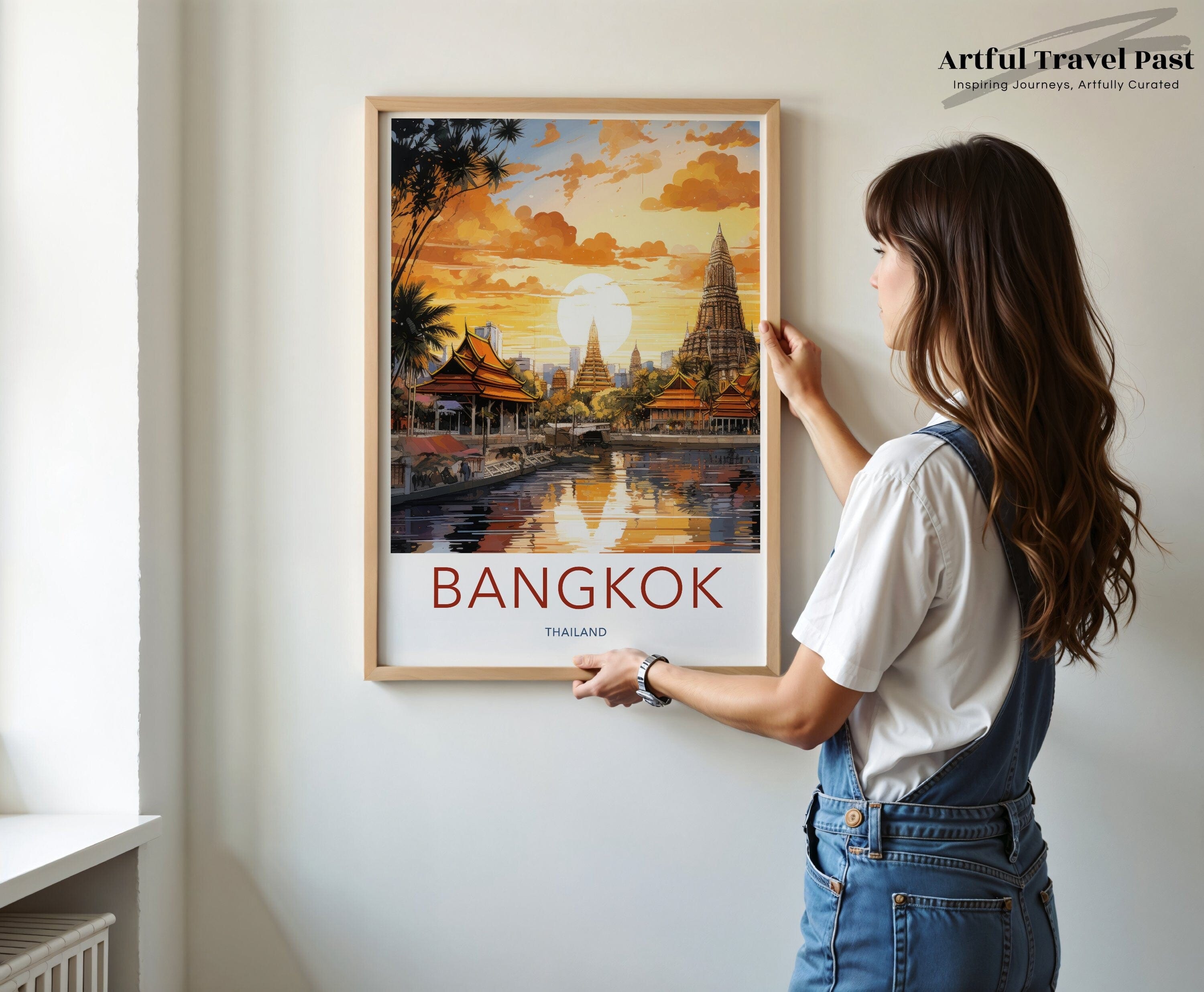 Wall Art Bangkok Poster | Thailand Wall Art | Asia Decor