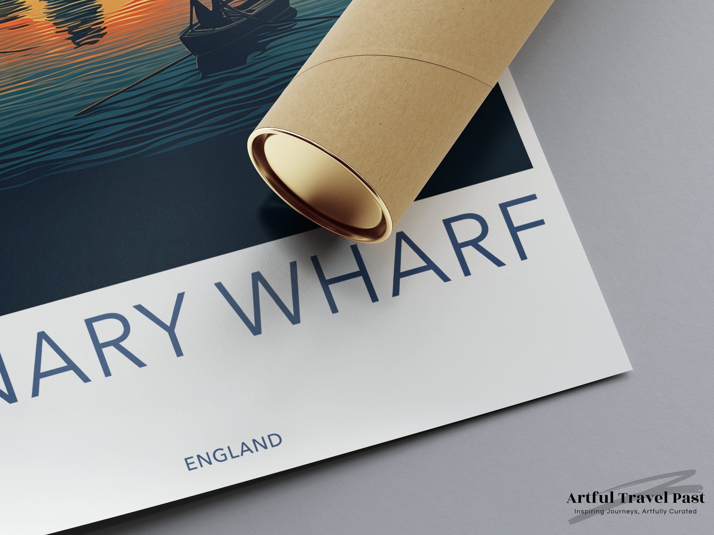 Wall Art Canary Wharf Poster | England Wall Art | UK Decor