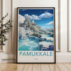 Pamukkale Wall Art, Historic Turkish Landscape, Architectural Wonders Home Decor, Natural Beauty Print, Cultural Landmarks Poster, Travel