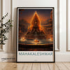 Mahakaleshwar Temple Wall Art, Historical Indian Architecture Print, Cultural Landmark Decor, Sacred Hindu Shrine Poster