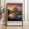 Mount Kailash Wall Art, Scenic Mountain View, Cultural and Historical Significance, Perfect Home Decor, Nature Landscape Print