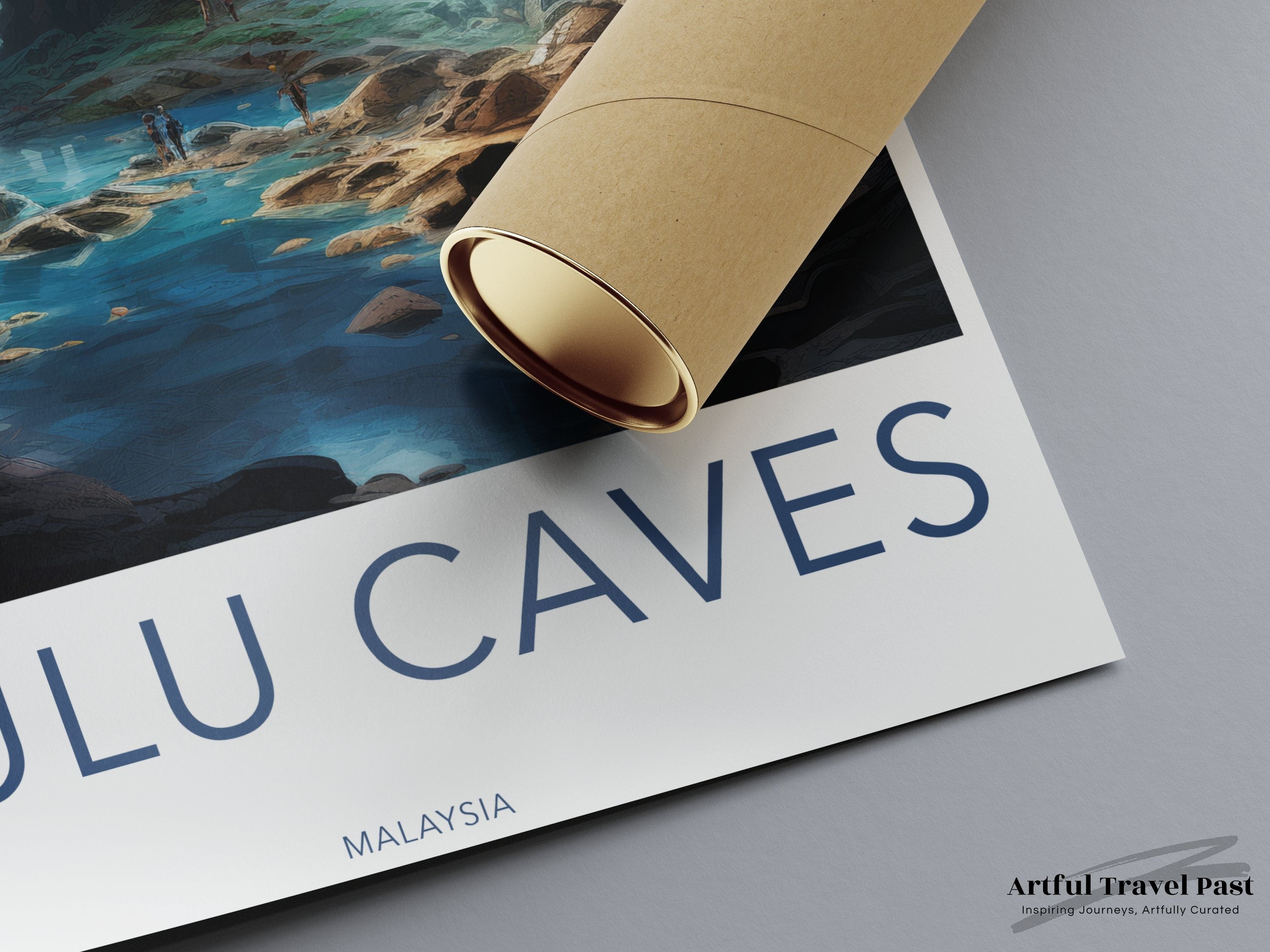 Mulu Caves Wall Art, Beautiful Scenic Poster, Malaysian Landmark Print, Nature Lover Gift, Stunning Cave Décor, Adventure Art