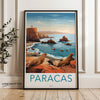 Paracas Peru Coastal Wall Art, Scenic Nature Poster, South American Landscape Print, Home Decor Artwork, Travel Destination Picture