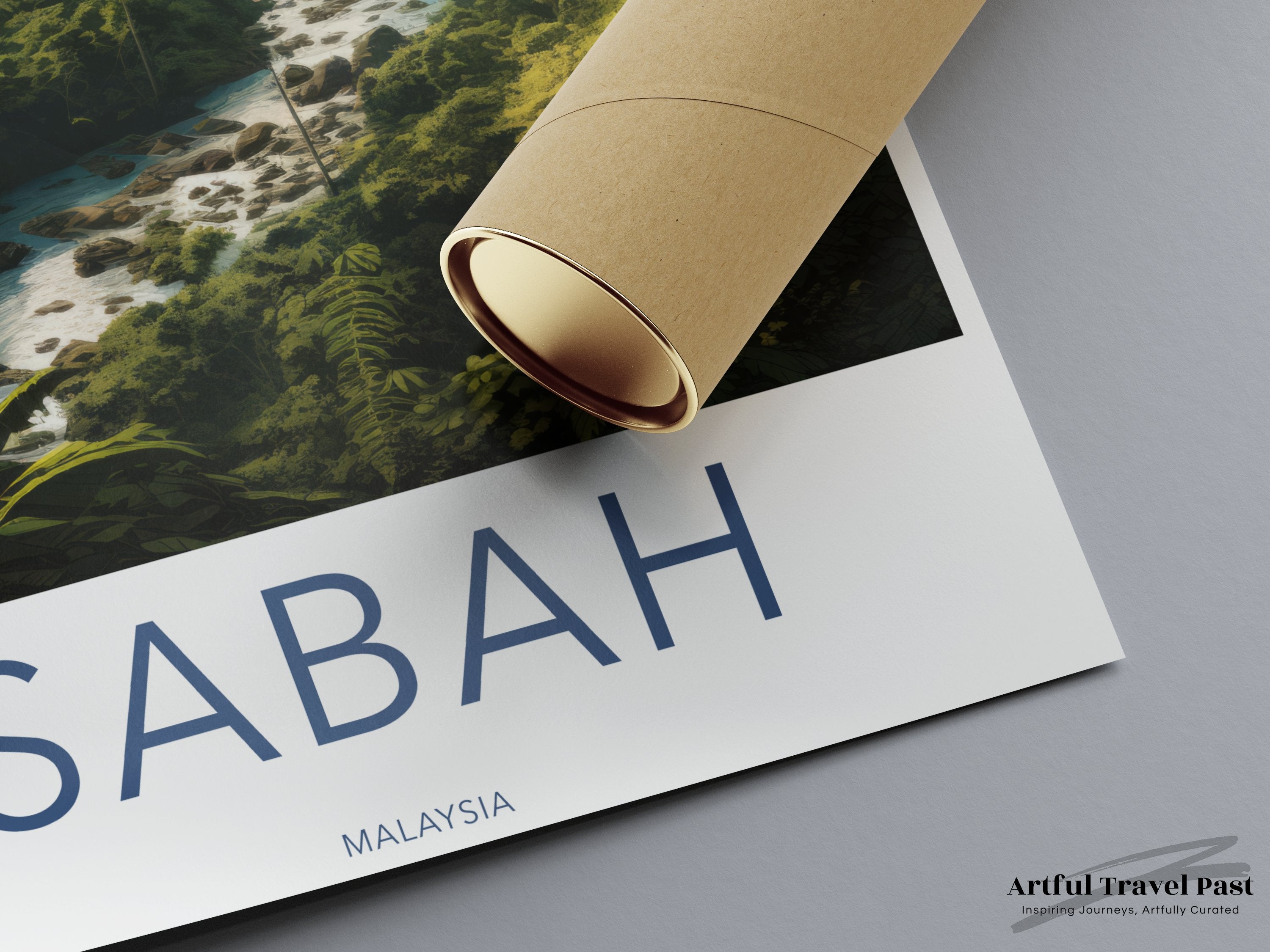 Breathtaking Sabah Malaysia Wall Art Print, Scenic Landscape Poster, Nature Photography Decor for Home or Office, Travel Gift Idea