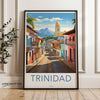 Trinidad Wall Art, Colorful Cuban Streets Poster, Historic Architecture Print, Vibrant Cityscape Decor, Travel Lover Gift