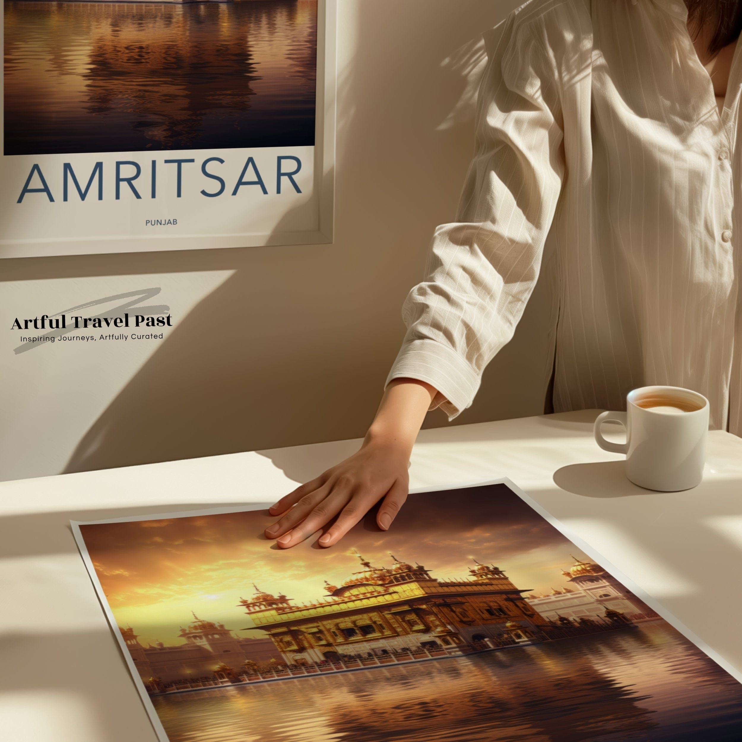 Wall Art Amritsar Poster | Sacred Golden Temple | India Wall Art